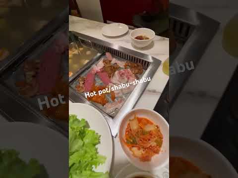 HOT POT/ SHABU-SHABU THE BEST TO EAT WITH FRIENDS I HAPPY EATING GRILLING AND SOUP #like #food