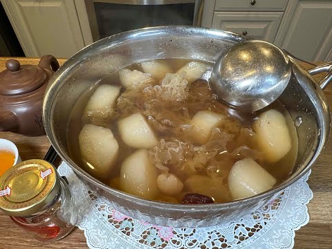 [ 燕窩雪梨🍐糖水 ] - 清香甜潤，養顏，營養口感好，加入桂花，糖水更特色美味。