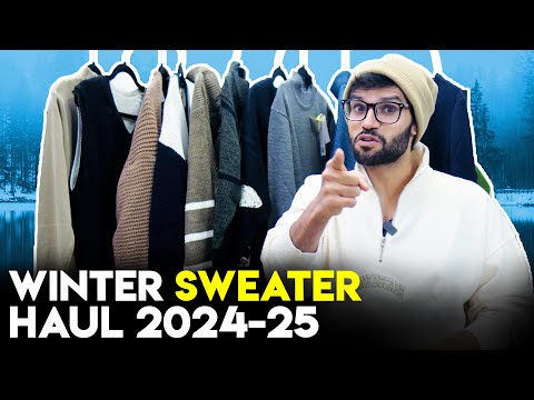 11 Winter Sweaters YOU NEED for Fashion Trend 2024 | Myntra Sweater Haul | BeYourBest by San Kalra