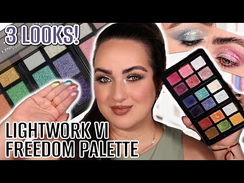 DANESSA MYRICKS LIGHTWORK VI THE FREEDOM PALETTE! | 3 Looks!