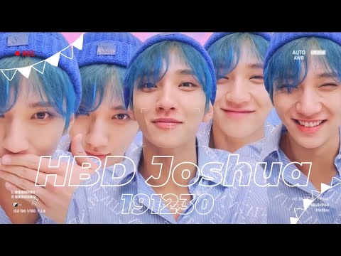 [세븐틴/조슈아] 블루베리 생일 브이라이브