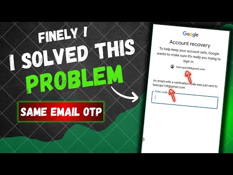 Email Verification Code not received || gmail account recovery || Same Email Verification Problem