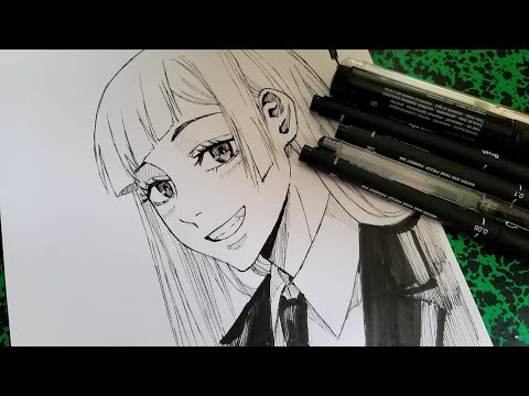 COMMENT ENCRER KASUMI MIWA JUJUTSU KAISEN | how to draw