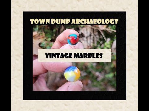 Town Dump Archaeology - Vintage Marbles - Charms - Toys - Oddities - Bottle Digging - Antiques -