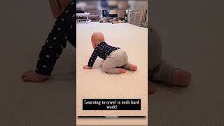 Baby Learning How to Crawl 😅😊🥰|| Babies Funny Short Video #tiktok #shorts