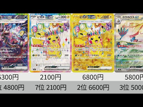 【ポケカ】ピカチュウ人気！「超電ブレイカー」最新相場ランキング！SR以上+α【Pokémon cards】Market price of Surging Sparks