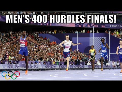 Men's 400 Hurdles Finals Was INCREDIBLE! || 2024 Paris Olympics