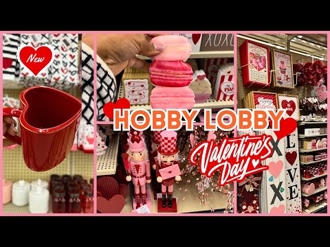 Valentine’s Day Decor at Hobby Lobby 2025! 💕