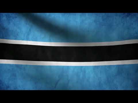 [10 Hours] Botswana Flag Waving - Video & Audio - Waving Flags