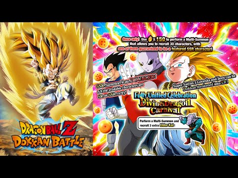 DBZ Dokkan Battle: Fully Unified Celebration Divine Dragon Carnival Banner Summons