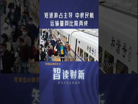 短途游占主导 中秋民航运输量同比降两成 #trip #festival #aviation #decline #chinanews #中秋節 #民航 #运输量 #下降