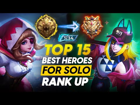 TOP 15 BEST HEROES TO SOLO RANK UP TO MYTHICAL IMMORTAL FASTER BEFORE THE SEASON ENDS