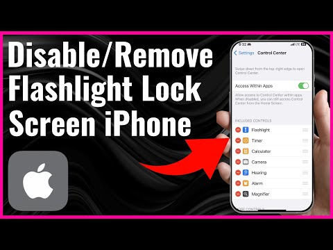 How to Disable or Remove Flashlight from Lock Screen on iPhone