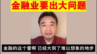 翟山鹰：金融业要出大问题