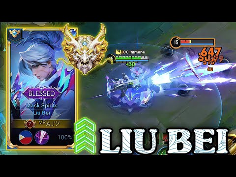 NEW BUFF LIU BEI JUNGLE RANK GRANDMASTER - HONOR OF KINGS