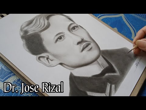 How to draw Dr. Jose P. Rizal | Philippines National Hero | jesar art