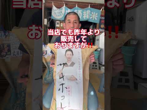 岐阜市 お米 美味しい 秋田県よりサキホコレが入荷されました #shorts