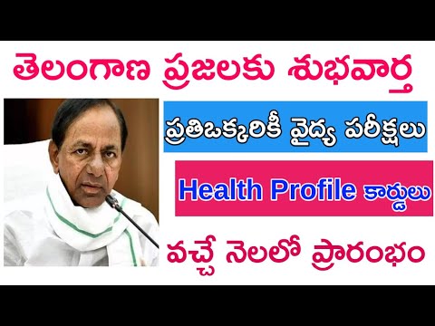 Telangana Health Profile Survey Project Launching Soon