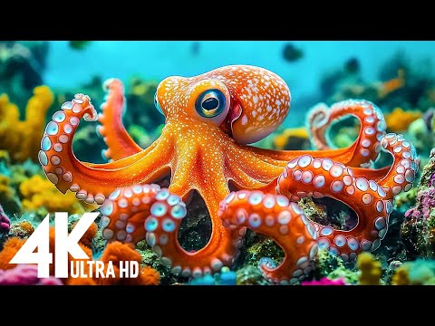 Stunning Underwater World 4K ULTRA: Explore the Beauty of a Aquarium, Ambient Nature Film