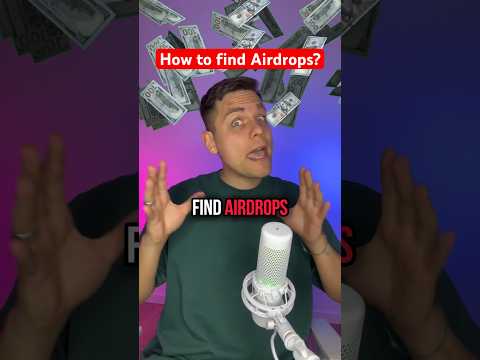 How to find airdrops? #crypto #bitcoin #airdrops