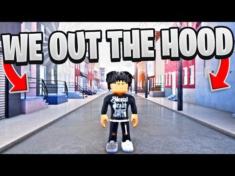 I MADE IT OUT OF THE HOOD IN THIS PHILLY ROBLOX HOOD GAME