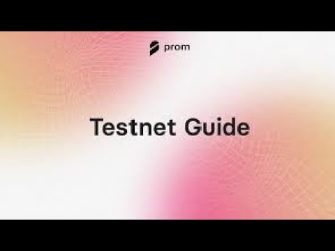 Prom Testnet Tutorial | How to Perform Prom testnet pushto tutorial