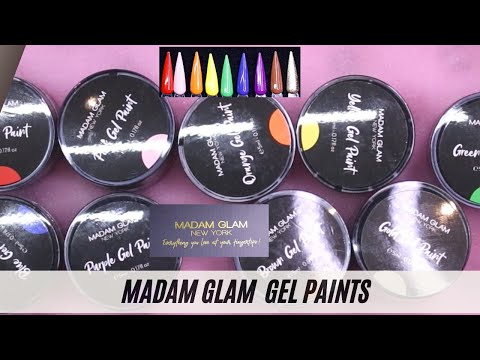 Madam Glam Gel Paints|Gel Paints w/o a Tacky Layer???!!