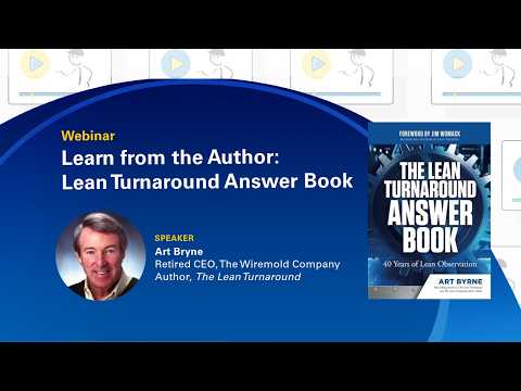 Webinar: Lean Turnaround Answers with Art Byrne | Lean Leadership