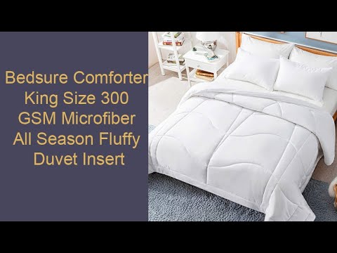 Bedsure Comforter Features (Microfiber  Duvet Insert)