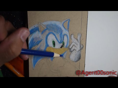 DRAWING SONIC HOW FAST!? #Shorts