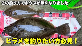 ヒラメを確実に釣る事が出来るようになった仕掛けと釣り方を解説します。