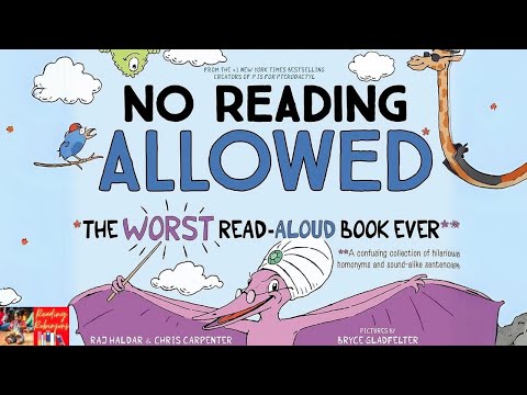 The WORST Read Aloud Book Ever 👎🏽📚 | Children’s Read Aloud 📚👎🏽 | No Reading Allowed