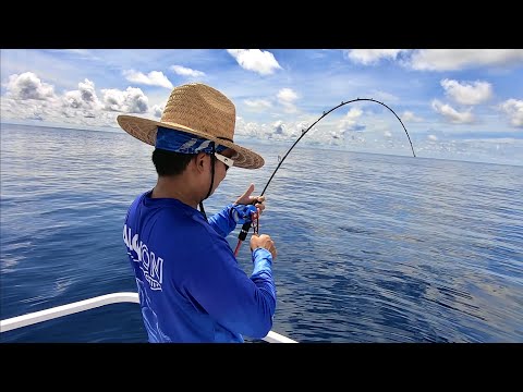 普吉岛200米深海钓，手摇电绞其上阵，鱼种丰富 Fishing at Andaman Sea, 200 meters deep, many species caught. # slow jigging