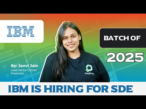 IBM is Hiring for 2025 Batch | Software Developer