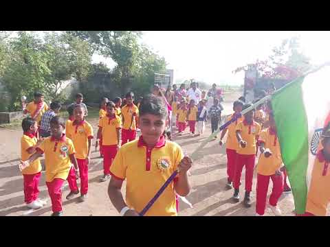 students at gangeya high school chilvakodur #school #parade #youtube #students