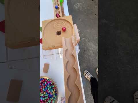 Marble Run Race Super Long Winding Wooden Slope My House6