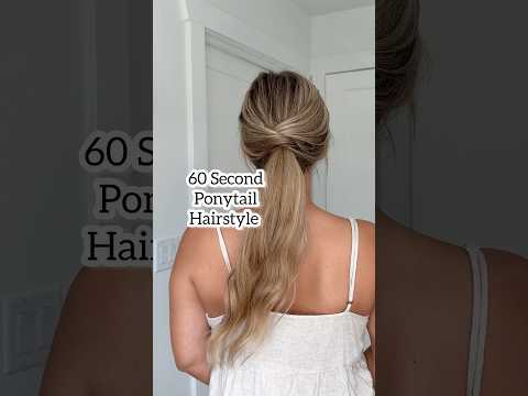 Easy Peasy Ponytail Hairstyle Anyone Can Do