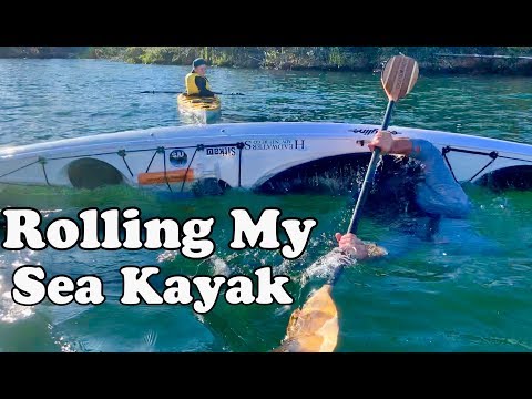 Kayak Rolling and Rescue Practice at Whiskeytown Lake