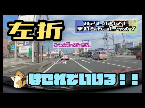 【重要】歩行者いる！どこ止まる？ベスポジ左折ver.（右折にも共通）