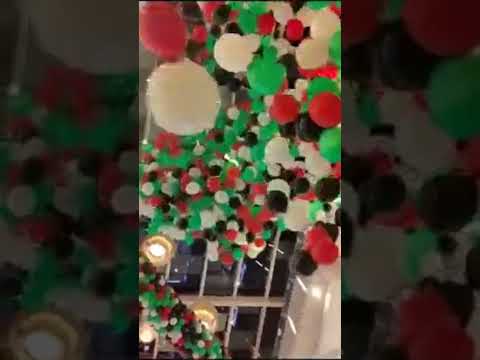 #balloons drop in #kuwait#nation  #day #celebration#youtubeshorts 🎊🎈🎈🎈