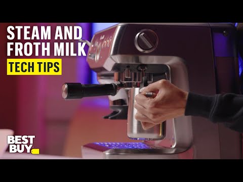 Steaming and Frothing Milk with the Breville Barista Express Impress – Tech Tips from Best Buy