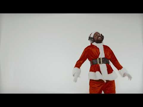 Black Dancing Santa | Copyright Free Video Footage