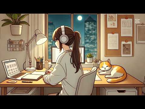 Cozy Christmas Study Ambience | Relaxing Music with Anime-Style Winter Vibes