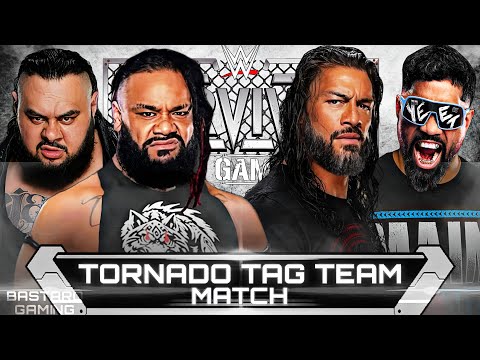 WWE 2K24 | Jacob Fatu & Bronson Reed VS Roman Reigns & Jey Uso | Survivor Series