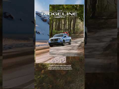 The 2024 Honda Ridgeline TrailSport