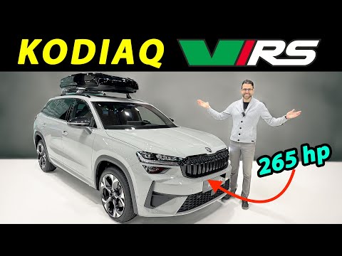 all-new Skoda Kodiaq vRS premiere REVIEW