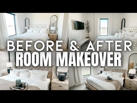 BEFORE + AFTER GUEST ROOM MAKEOVER | 2024 GUEST ROOM TRANSFORMATION | GUEST ROOM MAKEOVER ON BUDGET