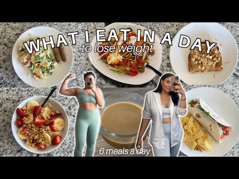 WHAT I EAT IN A DAY TO LOSE WEIGHT (as someone that likes to eat a lot) // Easy + realistic meals