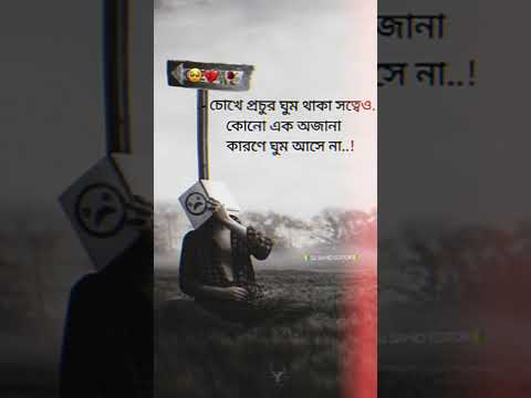 BROKEN HEART BANGLA STATUS 🥀 | NEW TIK TOK TREND , INSTRAGRAM REELS, NEW  INSTRAGRAM NREND 💔