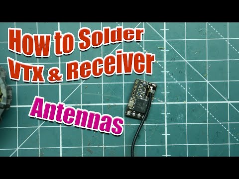 HOW TO Direct Solder Antennas To RC Receivers Or A Video Transmitter